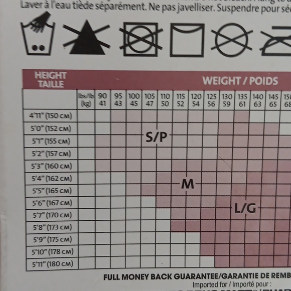 Brand New LIFE LADIES SHEER COMPRESSION THIGH-HI'S-S - Picture 3 of 8